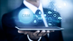 Tampilan dashboard CRM digital marketing untuk mengelola data pelanggan, penjualan, dan kampanye secara terintegrasi.
